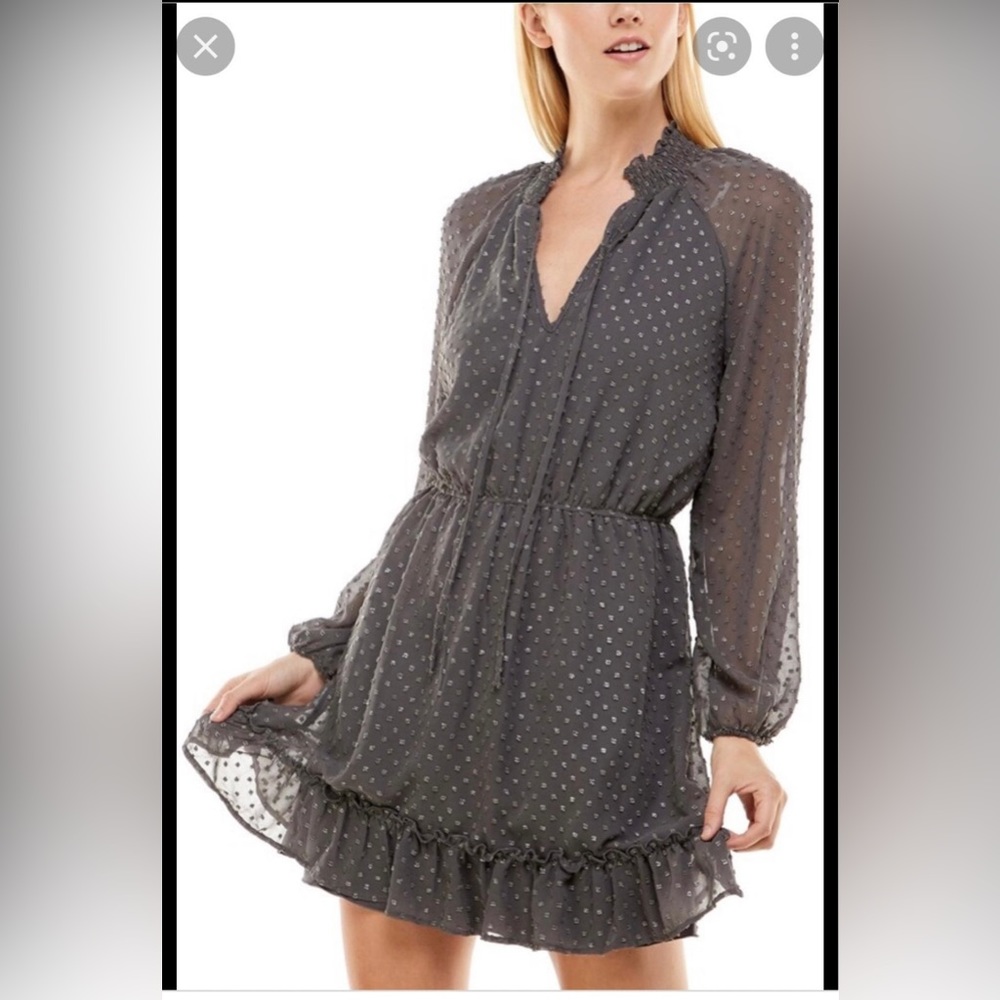 Speechless Gray Women Dress